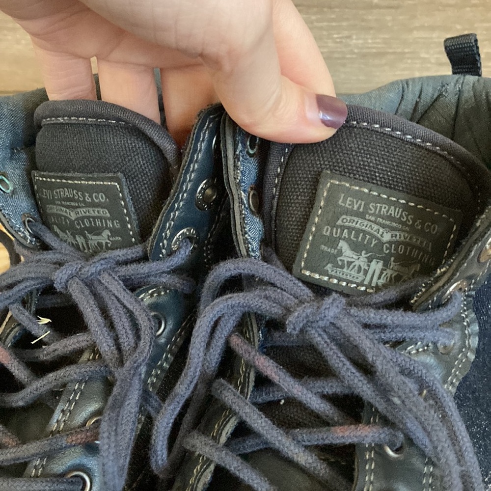 Levi’s Dayton Denim Lace Up Boots - Picture 6 of 12